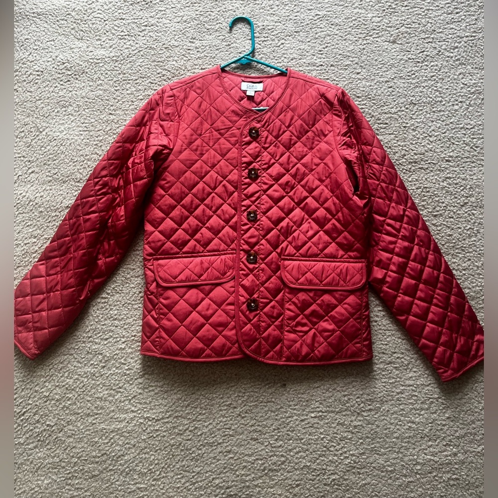 Croft & Barrow Kids Quilted Jacket in Deep Red